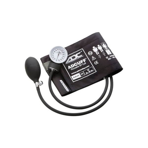 American Diagnostic Corp ADC Prosphyg 760 Pocket Aneroid Sphygmomanometer, Adult, Black 760-11ABK - main